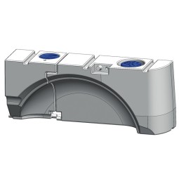 Vers/afvalwater 65+28L-v. VW T5/T6, Pos: Op de wielkast -