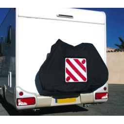 Carbest Fietshoes 4 fietsen met zak voor waarschuwingsbord
