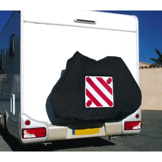 Carbest Fietshoes 4 fietsen met zak voor waarschuwingsbord