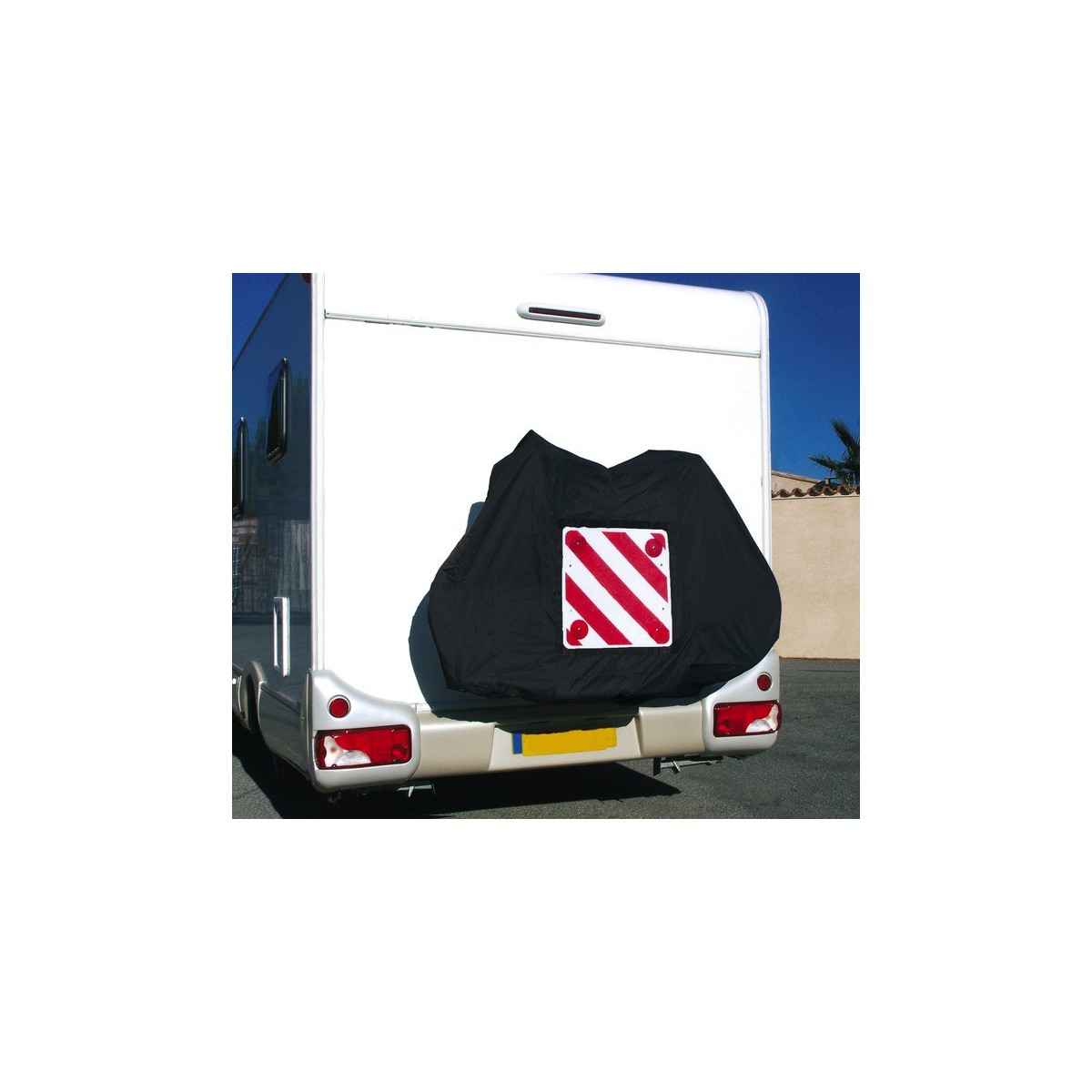 Carbest Fietshoes 4 fietsen met zak voor waarschuwingsbord