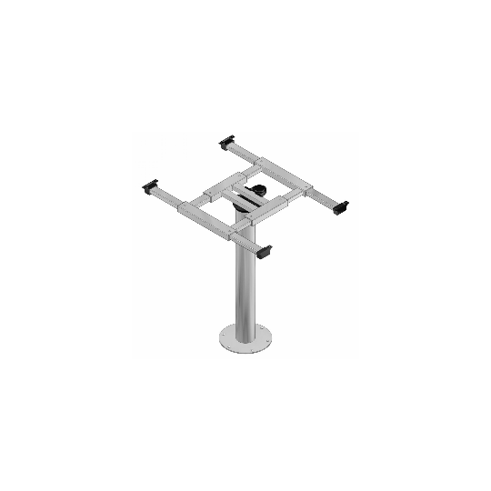 Eén kolom tafel 730 mm