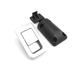 Klikslot 36 x 59 mm voor deurdikte 12 - 18 mm - mat chroom