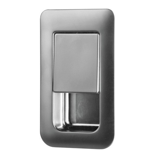 Klikslot 36 x 59 mm voor deurdikte 12 - 18 mm - mat chroom
