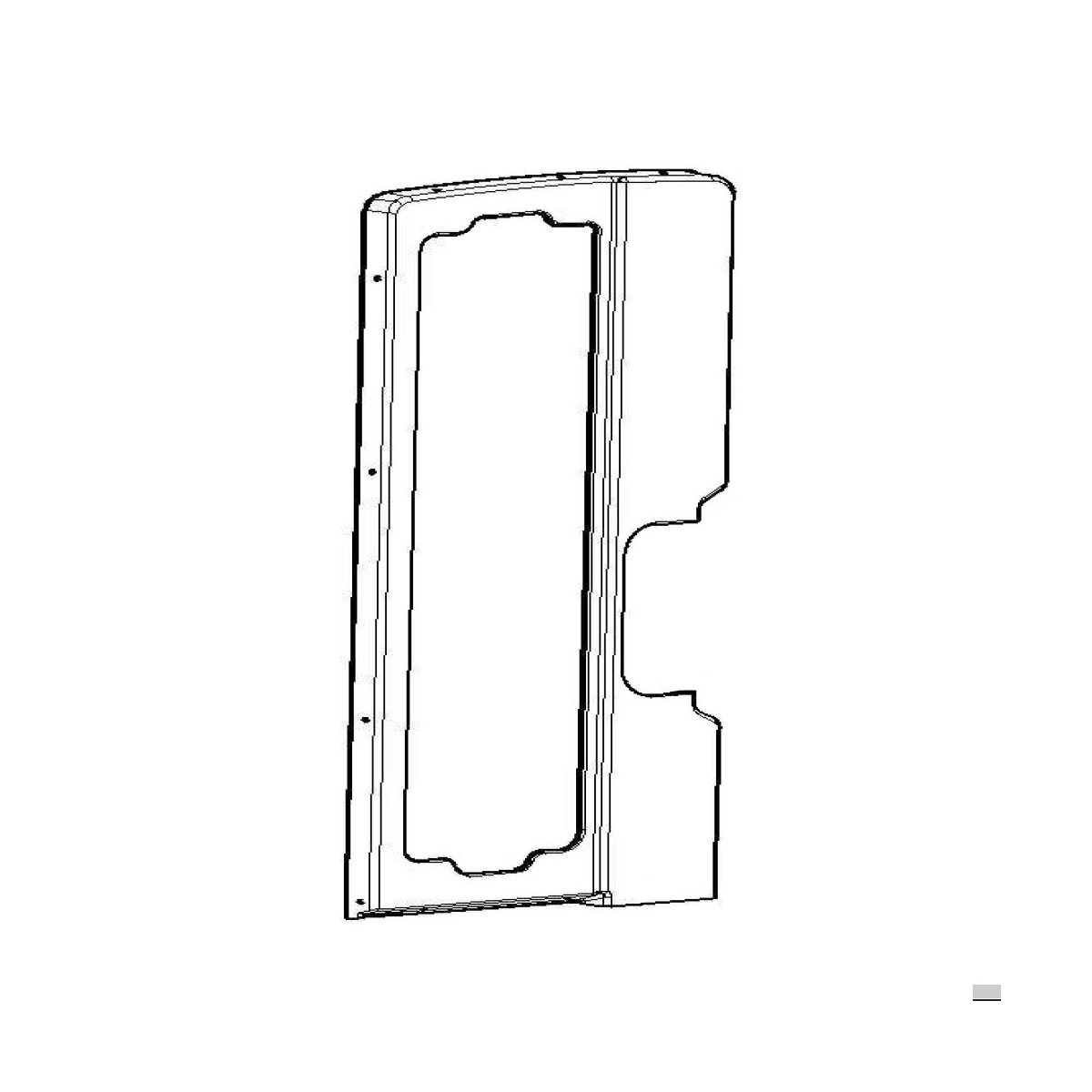 Dometic CaraD-RF deur innercovers licht grijs