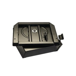 Draaiconsole VW T5 en T6, met safe, draaibare stoel voor