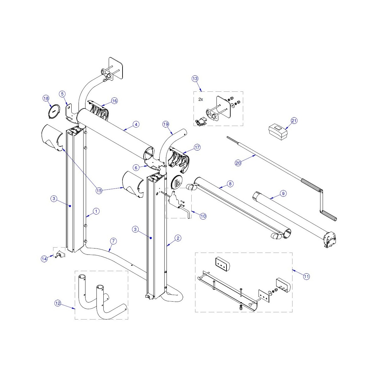 BIKE LIFT Assy PARTS 2