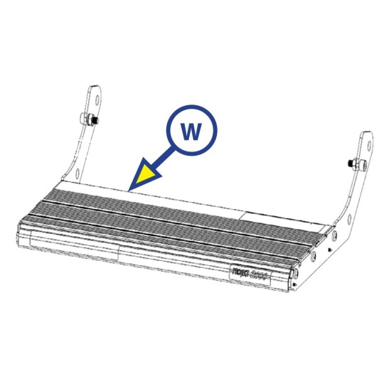 Project2000 STEP 10750 footboard (NIEUW TYPE)