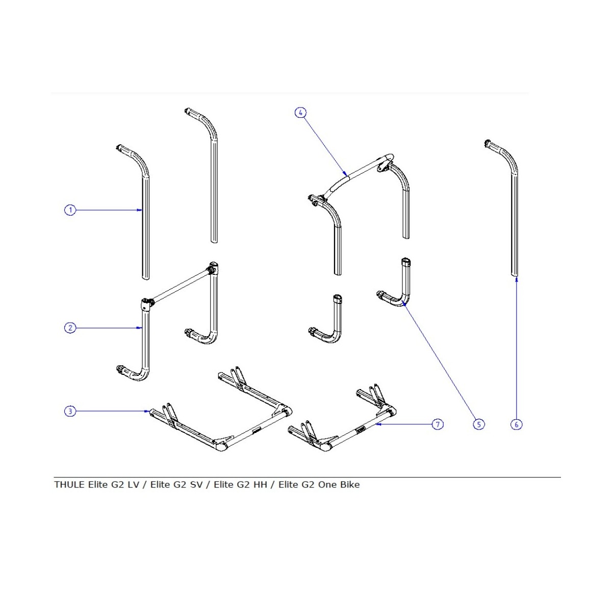Thule Elite G2 parts