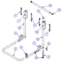 BIKE LIFT Assy PARTS model tot heden