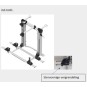 Stergreepschroef met tegenplaat voor Brustor e-bike lift
