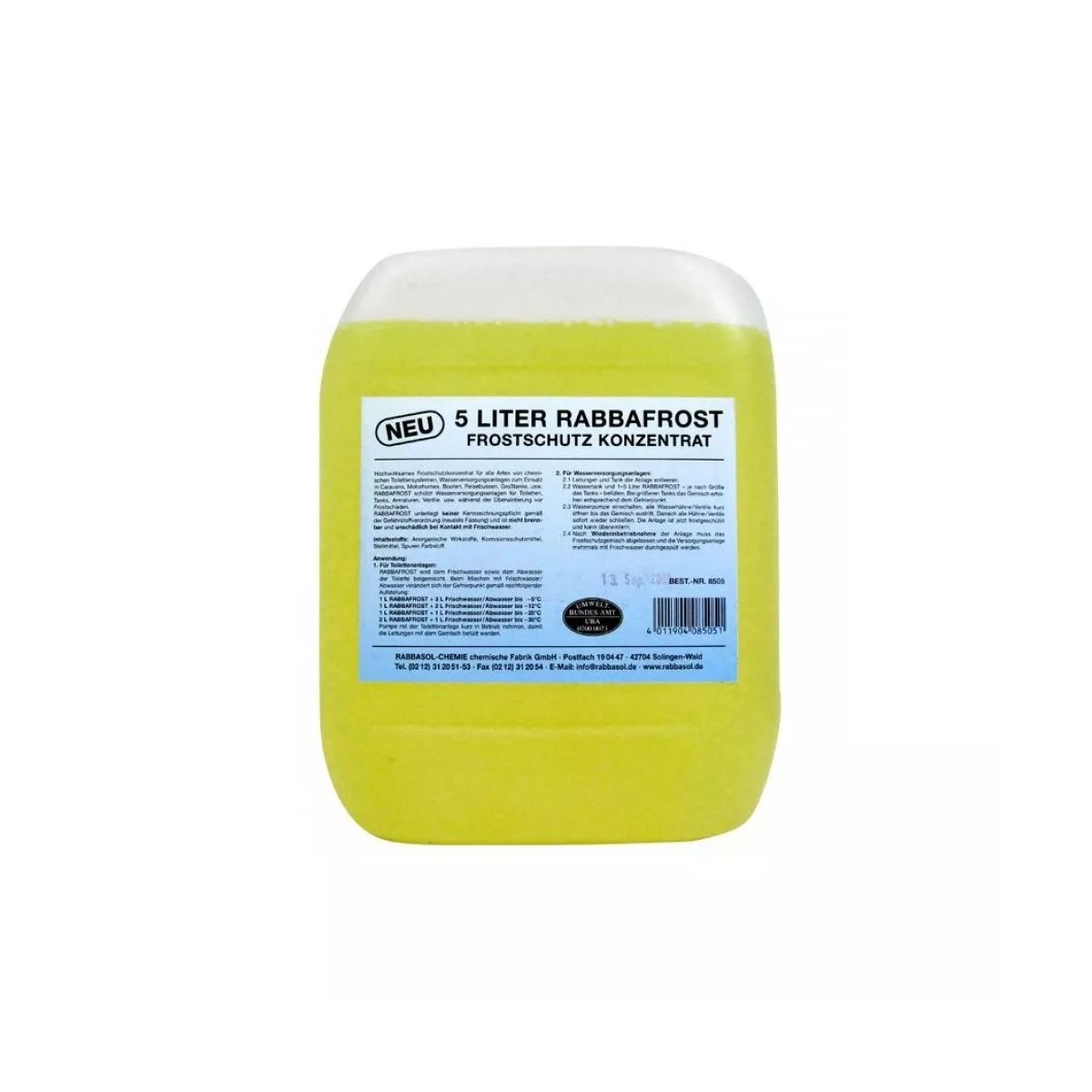 Rabbafrost antivries 5 liter