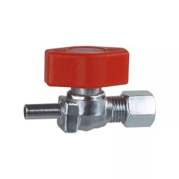 Gas afsluit kraan enkel