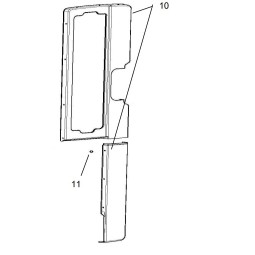 Dometic CaraD-RF deur innercovers licht grijs