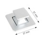 Push Lock - Compleet meubelslot met drukknop