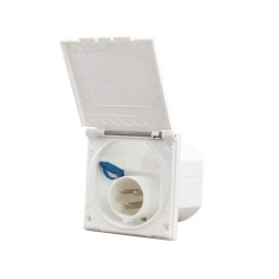 CEE invoerdoos vierkant wit, IP44