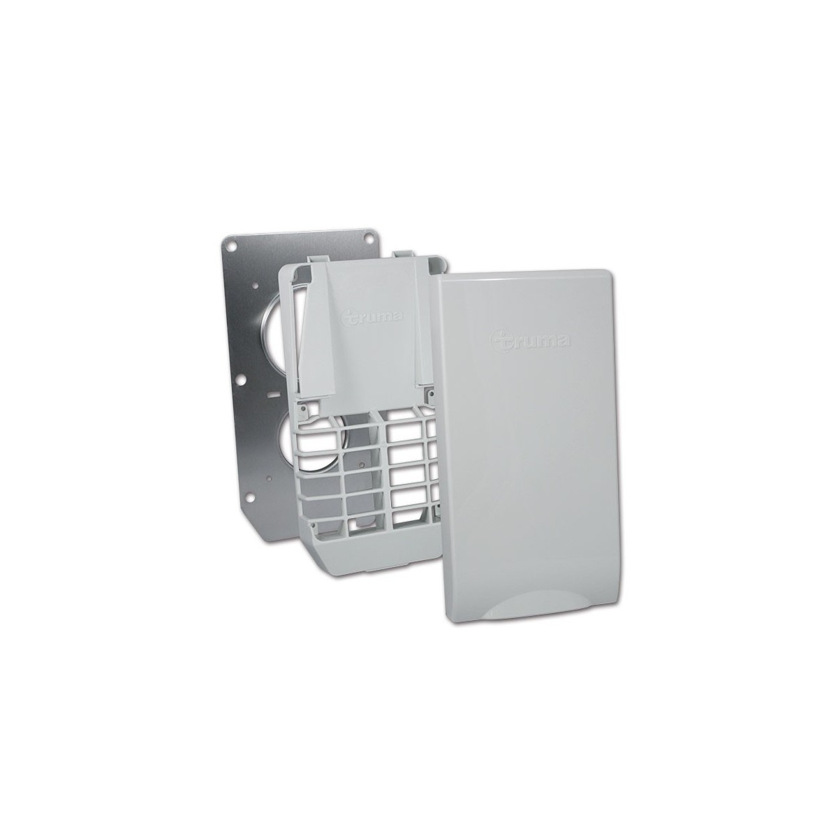 Truma Kachel-uitlaat set, wit