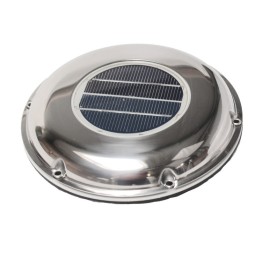 RVS Solarventilator - Ø 215 mm