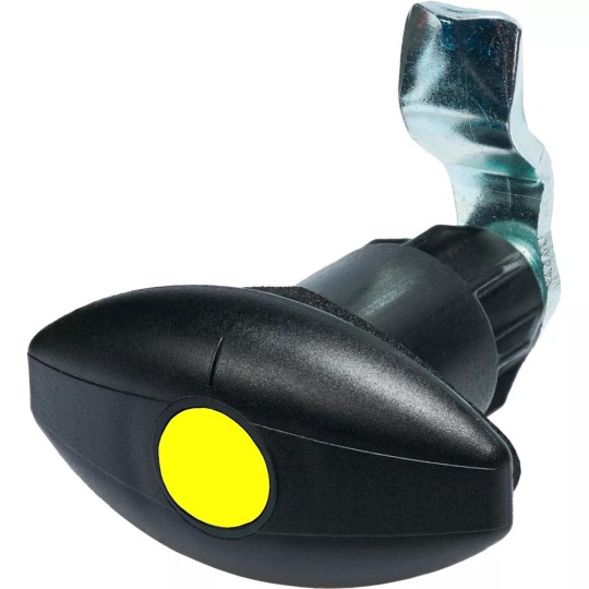STS-Zadi draaispanklepslot Elipse 78m met S-socket zwart