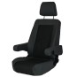 Sportscraft Pilotenstoel S 6.1 - bekleding Tavoc 2 grijs/zwart