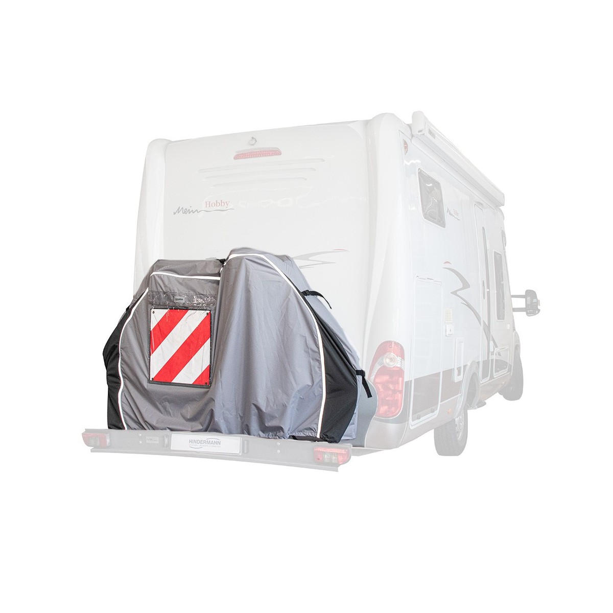 Hindermann Professionele fietsbeschermhoes voor 2 fietsen