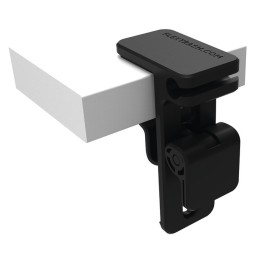 Flextrash prullenbak tafelhouder, zwart, voor tafels tussen 0,5