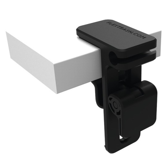 Flextrash prullenbak tafelhouder, zwart, voor tafels tussen 0,5