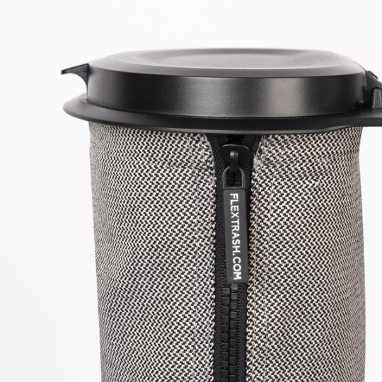 Flextrash prullenbak, 5 liter, grijs