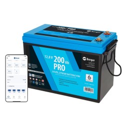 Berger LiFePO4 Lithium-accu met Bluetooth en verwarming 200 Ah