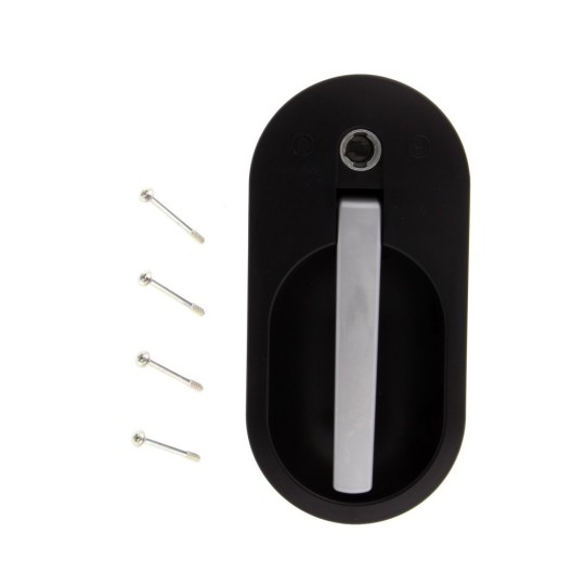 Dometic CaraD-RF Deurslot buitengreep, rechts ovaal Zwart RAL