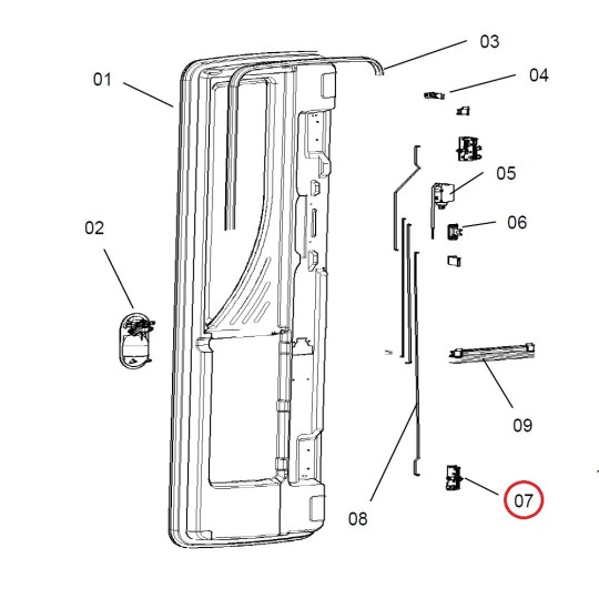 Dometic CaraD-RF Lock top/bottom