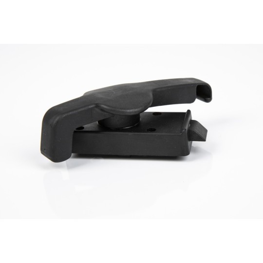 Zwart polyamide buitenhandvat met 2 sleutels of binnen slot