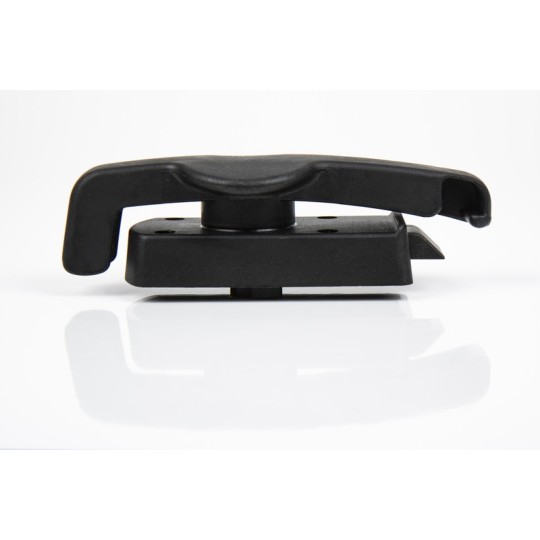 Zwart polyamide buitenhandvat met 2 sleutels of binnen slot