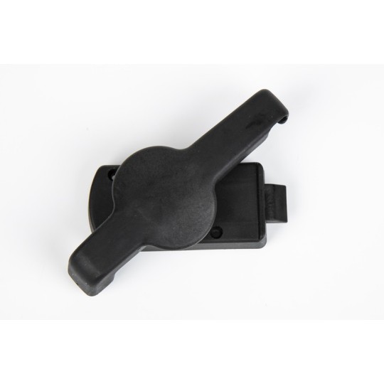 Zwart polyamide buitenhandvat met 2 sleutels of binnen slot