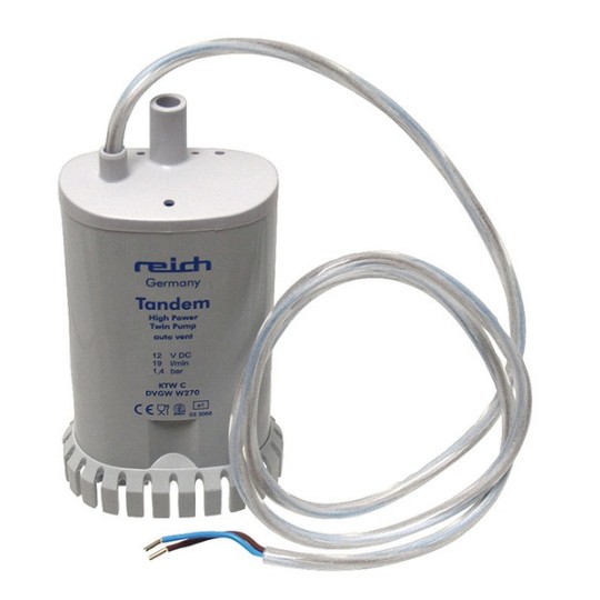 Reich Dompelpomp Twin Power, 12 V