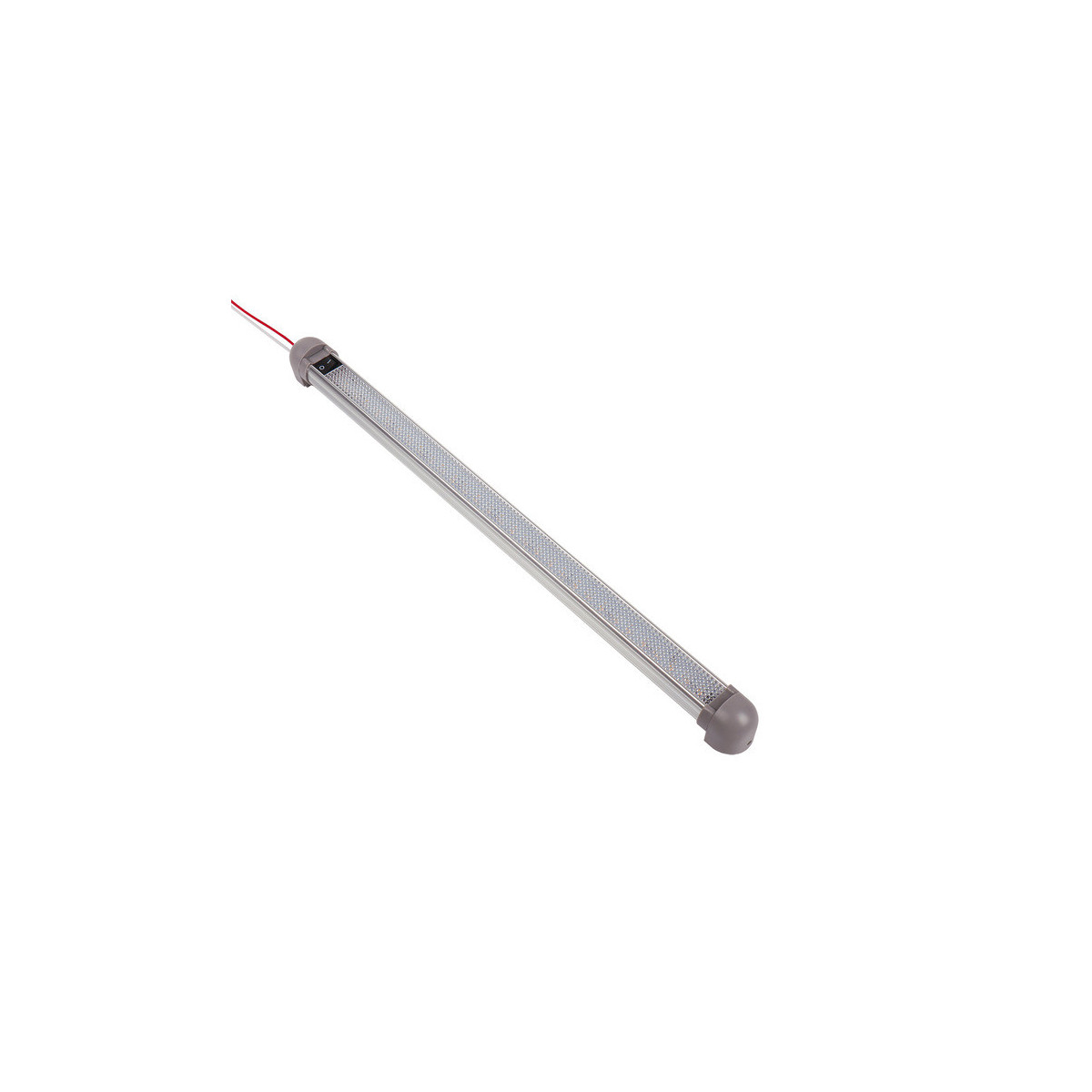 LED 12V Alu-balk licht met aan / uit schakelaar, lengte: 470mm