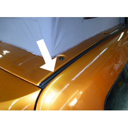 Peesrrail voor Ø 6-8 mm - 3 m