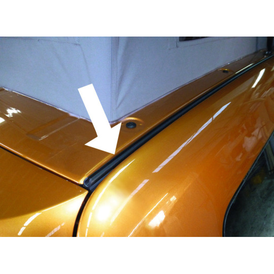 Peesrrail voor Ø 6-8 mm - 3 m