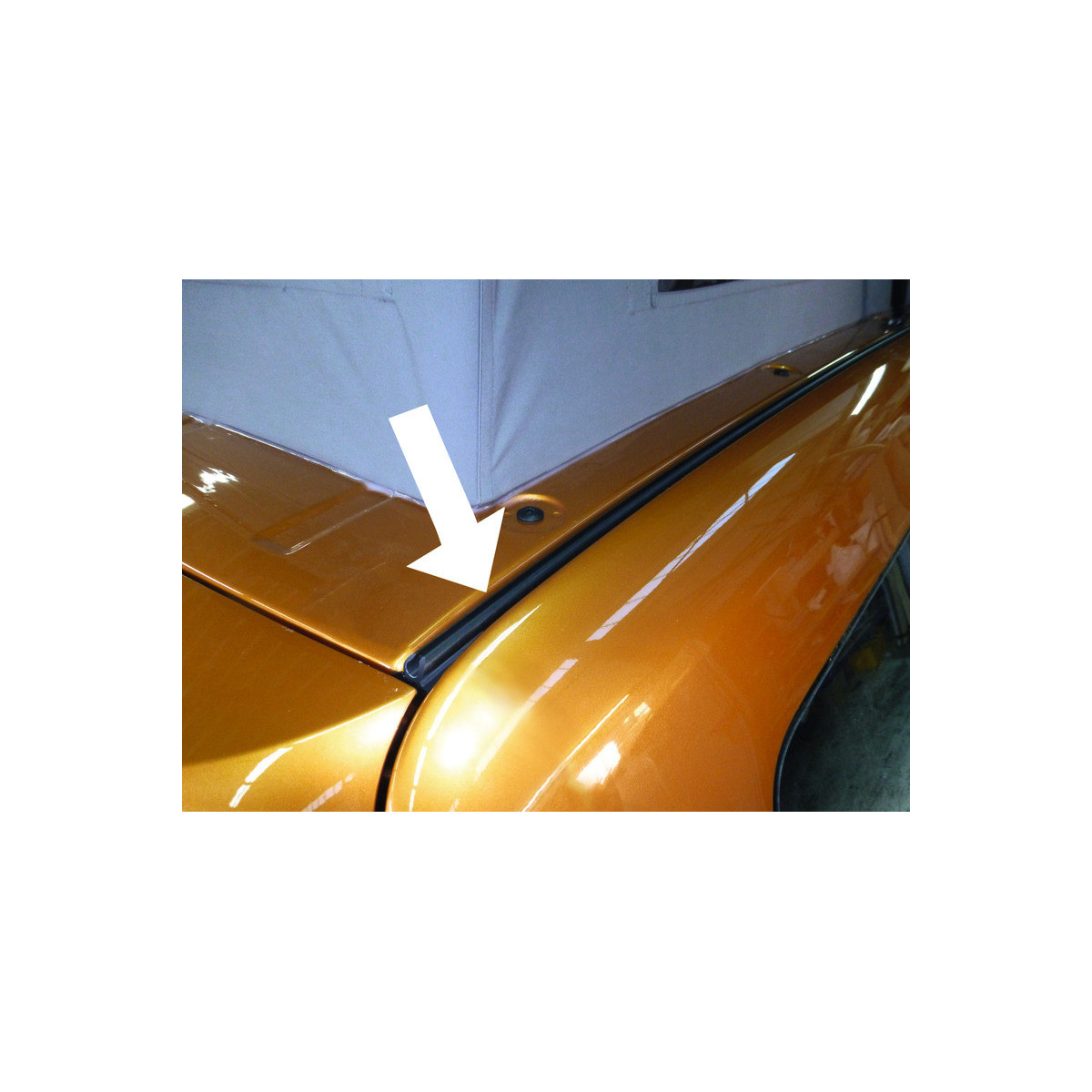 Peesrrail voor Ø 6-8 mm - 3 m