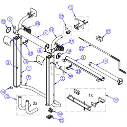 BIKE LIFT Assy PARTS 2 model tot heden