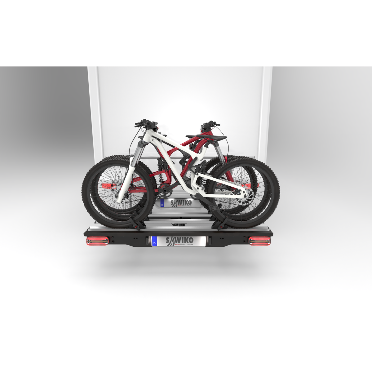 Velo AL-KO / Sawiko voor 2 fietsen of 2 e-bikes of versie voor