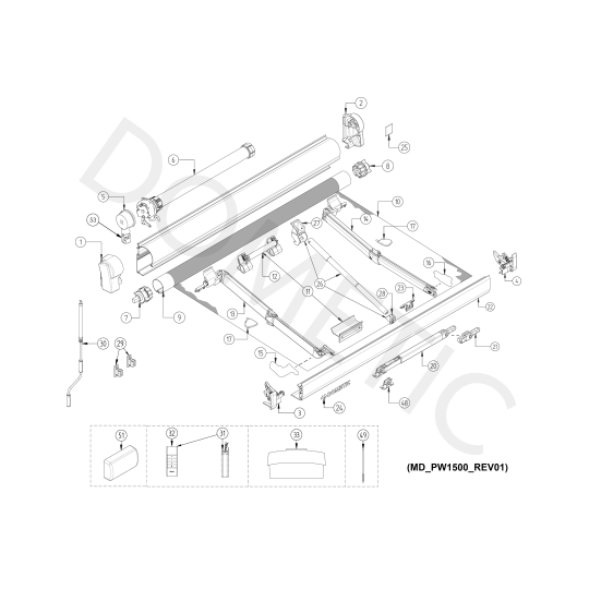 Prostor / Dometic PW1500 parts