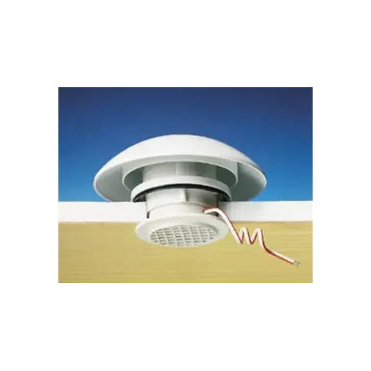 Comet dakventilator lichtgrijs 12 volt