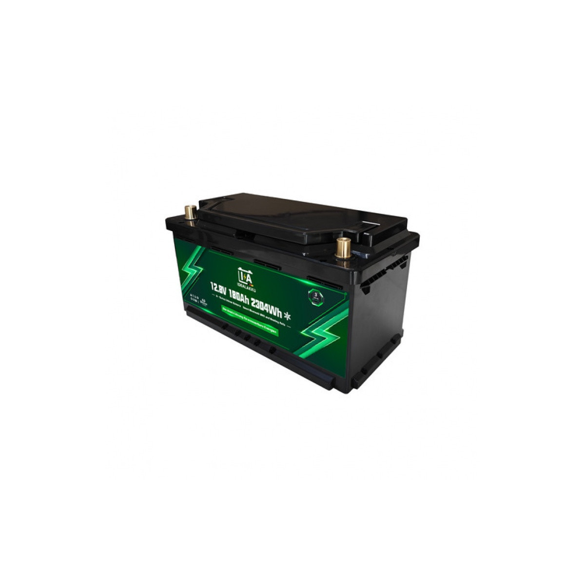 Idealakku IA SERIES Lithiumbatterij LiFePO4 12V 180Ah / 2304 Wh