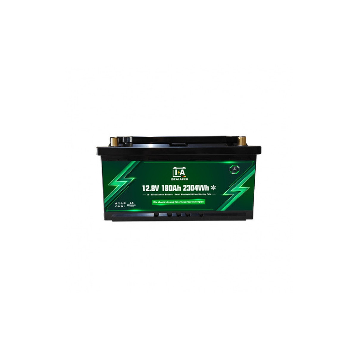 Idealakku IA SERIES Lithiumbatterij LiFePO4 12V 180Ah / 2304 Wh