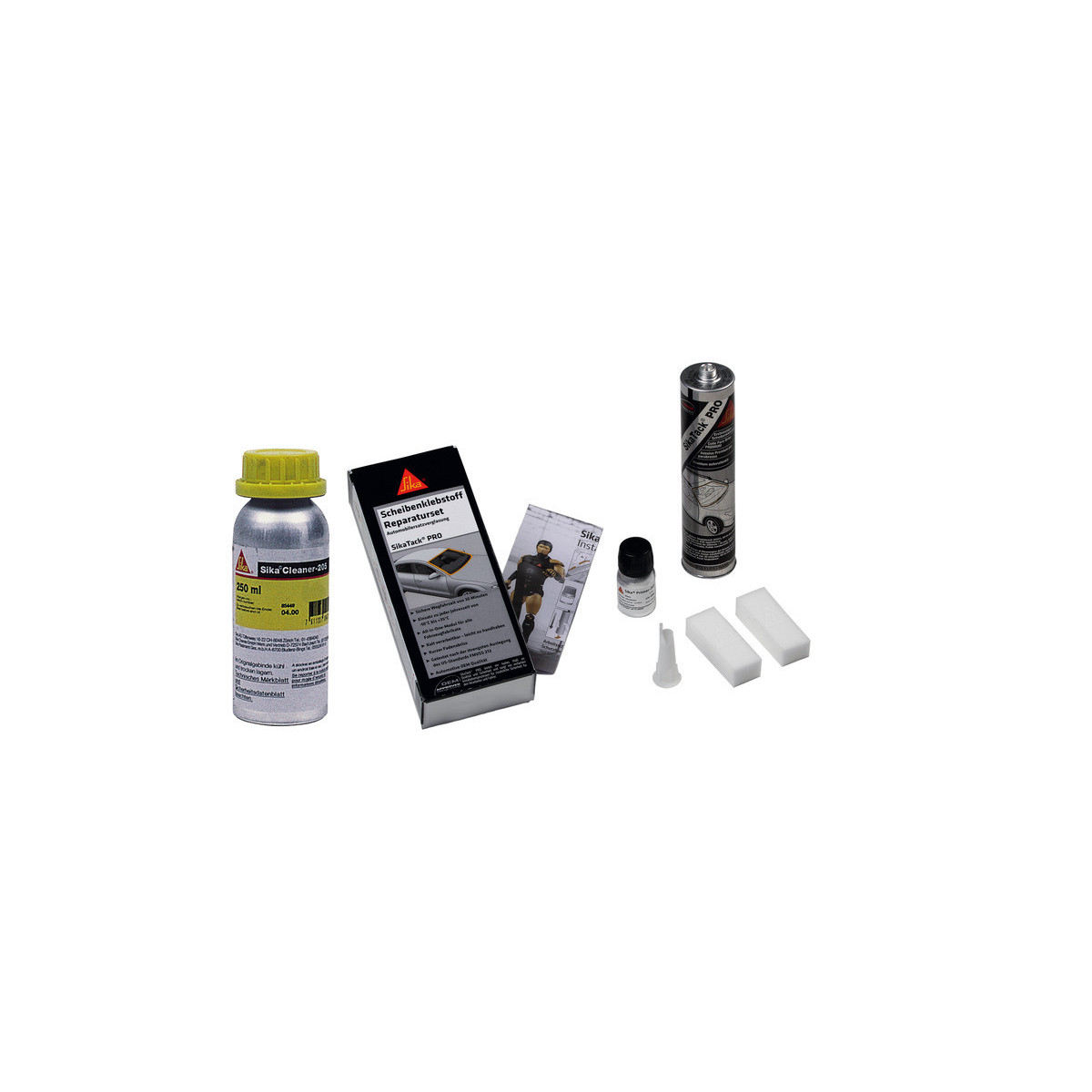 Voertuigspecifieke raamaccessoireset, 2x KIT-set + reiniger