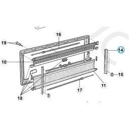 Dometic S4 Guide-rail - Sliding Profile
