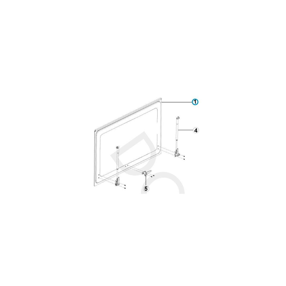 Dometic windowpane S4 Dlux 1200x300