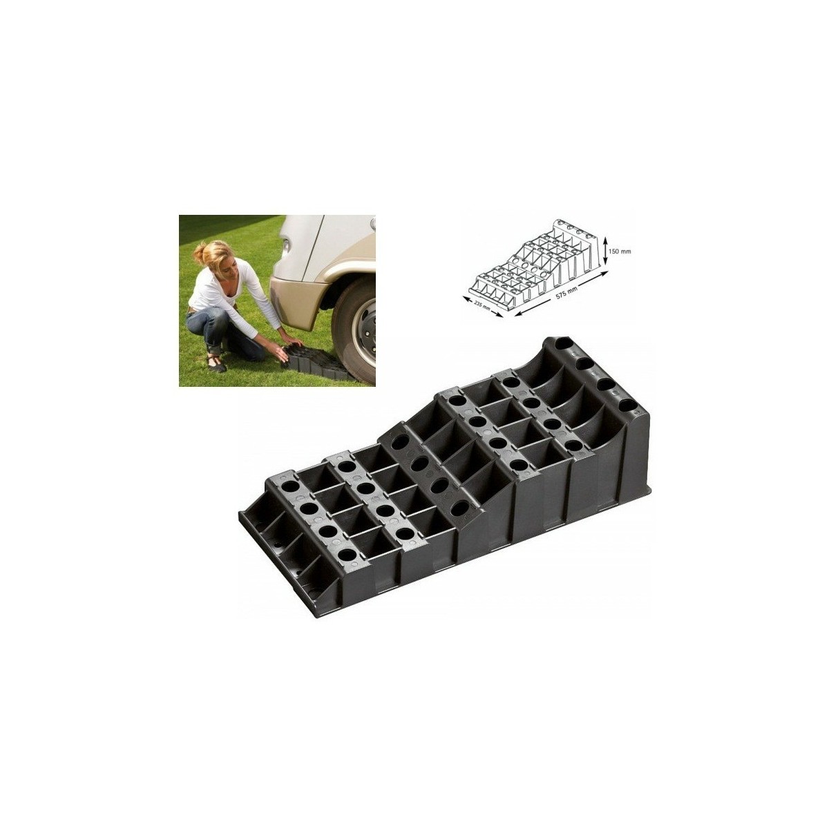 Froli oprijwig XL, tot 5t per wiel, set